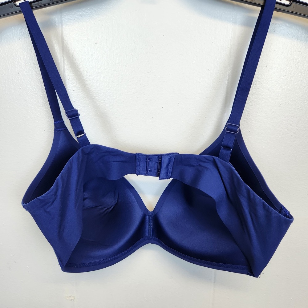 Wacoal Bra Womens 36B Blue Underwire T-Shirt Everyday Supportive 856339 Padded - Picture 4 of 8